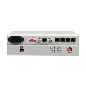 Convertisseur Ethernet E1 de haute qualité Convertisseur Ethernet rapide 4 ports vers E1