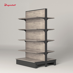 Étagères de supermarché, étagères de vente au détail avec panier, 5 niveaux, présentoir pour <span class=keywords><strong>fruits</strong></span> <span class=keywords><strong>et</strong></span> <span class=keywords><strong>légumes</strong></span> de l'épicerie - Product Image 2