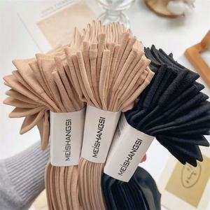 <span class=keywords><strong>Calcetines</strong></span> de tubo medio unisex Medias cortas Terciopelo grueso Resistente al desgaste Transpirable Anti-Snag Negro Color carne Boca suelta - Product Image 1