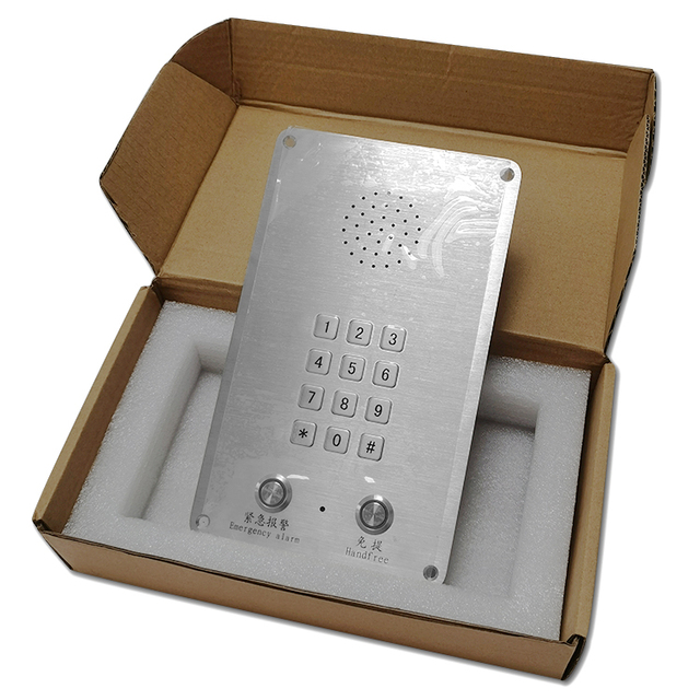 ALLESD Cleanroom Ip Network Intercom Telephone System Workshop Sip Protocol Hands-free Direct Stainless Steel Telephone