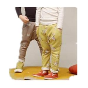 เสื้อผ้าเด็กกางเกงฮาเร็มแบบลำลองพิมพ์ลายสัตว์สำหรับเด็กผู้หญิงจากจีน - Product Image 1