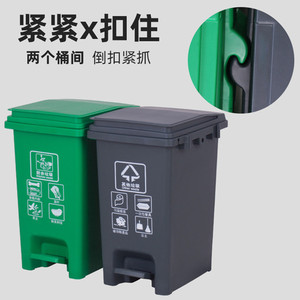 Le fabricant propose des poubelles en plastique à pédale de 15L, 20L et 30L pour une utilisation domestique et extérieure. - Product Image 5