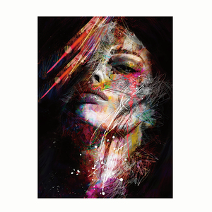 <span class=keywords><strong>Peinture</strong></span> à l'huile sur toile Etsy Dropshipping, <span class=keywords><strong>visage</strong></span> d'abstraction féminine, <span class=keywords><strong>art</strong></span> <span class=keywords><strong>pop</strong></span>, affiches et impressions, <span class=keywords><strong>art</strong></span> mural <span class=keywords><strong>pop</strong></span> - Product Image 1