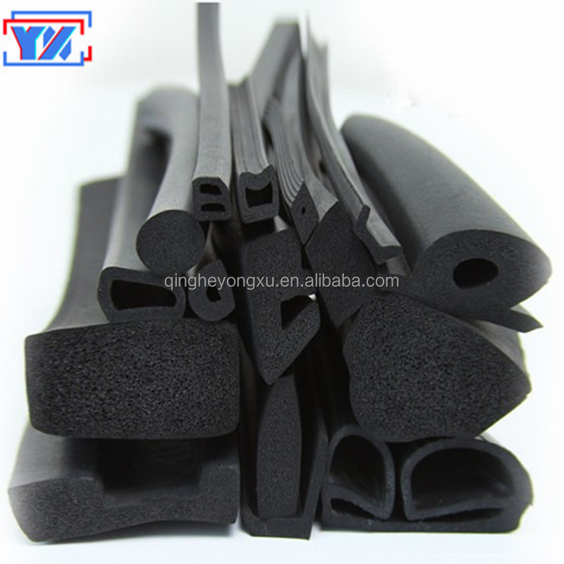f<i></i>rame edge sealing epdm flat foam rubber trim seal strip