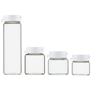 Frascos de Vidrio Mini de Doble Capa con Boca Ancha de Alta Calidad para Polvo Liofilizado Médico y Cosmético, 5g 10g 15g - Product Image 1