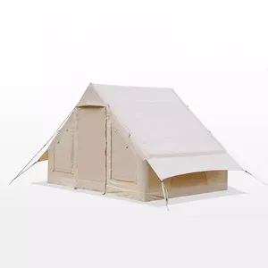 Produttori personalizzati tenda da campeggio gonfiabile ad aria impermeabile a forma di cabina di lusso pieghevole per esterni per 3-4 persone