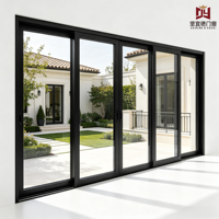 Portes coulissantes à rupture de pont thermique en aluminium, écoénergétiques, pour balcons et vérandas de villas, sur mesure, OEM, ODM, certifiées CE