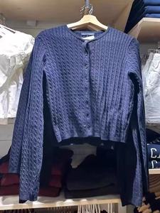 <span class=keywords><strong>Cardigan</strong></span> da <span class=keywords><strong>Donna</strong></span> Personalizzato con Ricamo, Collo Tondo, Bottoni, Maniche Lunghe, Design Semplice e Aderente in Puro <span class=keywords><strong>Cotone</strong></span> di Alta Qualità - Product Image 5