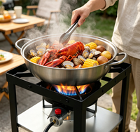 Brûleur au propane en fonte certifié CSA 50000 BTU, cuisinière à gaz extérieure haute pression 10 PSI pour le marché américain, fournisseur en gros