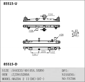 New Chất lượng cao Nhôm Xe tản nhiệt cho 2 (De _ <span class=keywords><strong>DH</strong></span> _) 1.5 OEM zj3915200a nisens68538 - Product Image 6