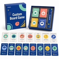Jeu de cartes éducatif sur l'alphabétisation financière personnalisé pour les jeunes, défi budgétaire, cartes en papier imprimées en couleur pour l'apprentissage familial