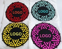 Dessous de verre Tapis de table Shisha Dessous de verre OEM Vente en gros de coussinets en silicone Fond en caoutchouc Personnalisé PVC Silicone Tasse Narguilé Dessous de verre