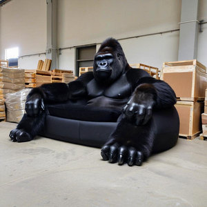 Designer Gorilla Furniture Furry Gorilla <b>Sofa</b> Oversized Shape for Home Villa High End Living Room - Product Image 4