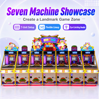 Machine à poussoir de pièces de monnaie pour centres de jeux, fournie directement par l'usine, avec garantie d'un an, incluant la machine à poussoir de pièces et la solution complète pour les lieux de divertissement.