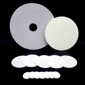 New PE/<b>PTFE</b>/PA Sintered Fritted Filter Disc 10-100 Microns Smooth/Pleated 80-120 Various Sizes - Product Image 1