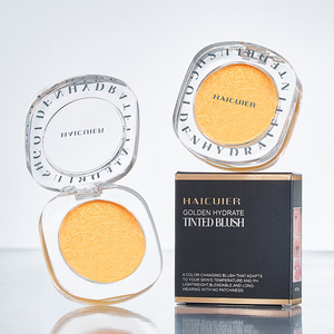 Rubor Hidratante Dorado con Color Cambiante, Fácil de Fijar y No se Vuelve Blanco Fácilmente, 3 en 1 para Mejillas, Ojos y Labios - Product Image 6