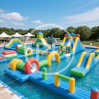 Parque Acuatico géant Gonflable Water Obstacle Course Sports nautiques et divertissement Parc aquatique gonflable flottant personnalisé
