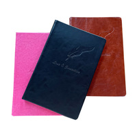 Custom Printed PU Leather Hard Cover Planner Notebook Set with Offset Paper and Embossed Sewing <strong>Binding</strong>