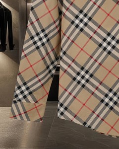 Chemise d'affaires pour homme de qualité supérieure, style vintage décontracté, motif à carreaux, style rétro, couleur kaki, Bur berry - Product Image 4