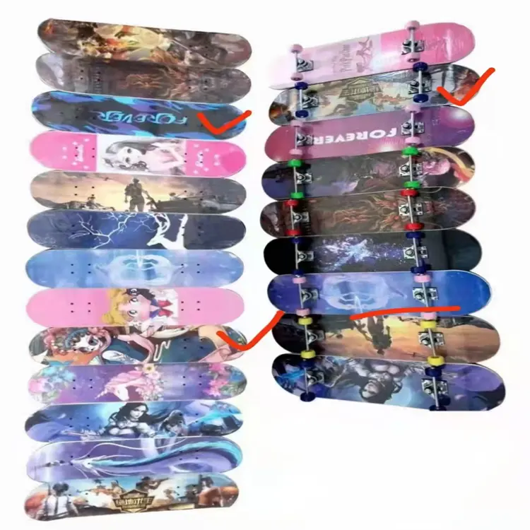 Nhà Máy Bán Hot Bằng Gỗ Trống Canada Maple Skateboard Pro Skateboard Sàn