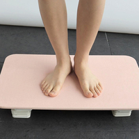 Tapis de bain en diatomite écologique, antibactérien, séchage rapide, antidérapant, super absorbant, tailles personnalisables