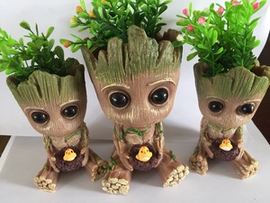 2023 Offre Spéciale maceta Groot pot de fleur ornements <span class=keywords><strong>cadeaux</strong></span> promotionnels PVC Groot moderne jardin planteur noël enfants <span class=keywords><strong>cadeaux</strong></span> <span class=keywords><strong>idées</strong></span> - Product Image 4
