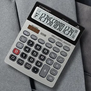 Meilleur prix Calculadora calculatrice de bureau CT-9614G financier Logo personnalisé calculatrice 14 chiffres électronique coloré fournitures de bureau