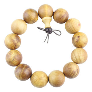 YBCL201203 Wooden <b>Bracelet</b> 15mm 20mm Beads Natural Aroma Antiques Style Jewelry For Men Women - Product Image 4