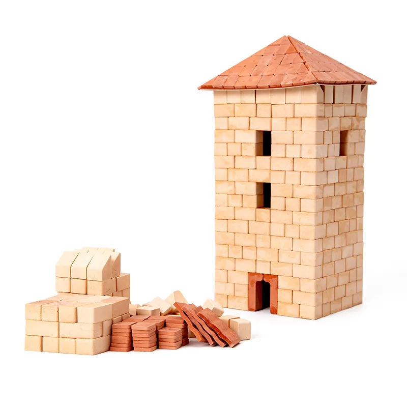 Mini Baksteen Bouw Kit Kopen Bouw Gebouw Speelgoed Miniatuur Real Gips Speelgoed Bouwstenen Bricks