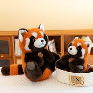 Muñeco de peluche de <span class=keywords><strong>mapache</strong></span> de alta gama, estilo 'Lazy', acostado, para niños, muñeco de confort y juguete, muñeco de panda decorativo - Product Image 5