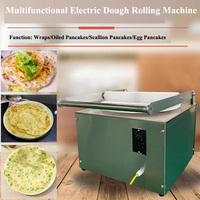 Presse à crêpes électrique Machine à aplatir la pâte à pizza Utilisation facile Pizza Pâte à pâtisserie Rouler Pizza Presser