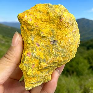 Piedra en Bruto de Orpiment Rojo Natural Raro al por Mayor - Minerales de Realgar, Estilo Bohemio para Decoración del Hogar y Regalo Festivo - Product Image 4