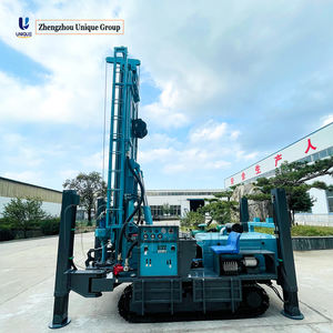 เครื่องเจาะบ่อน้ำแบบติดตั้งบนรถตีนตะขาบ รุ่น UY350 ระบบไฮดรอลิกเต็มรูปแบบ ใช้เครื่องยนต์ดีเซล พร้อมระบบขับเคลื่อนด้านบน เกียร์ ปั๊ม มอเตอร์  สามารถเจาะได้ลึกสูงสุด 350 เมตร - Product Image 4