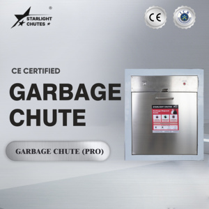 Goulotte à déchets commerciale robuste pour hôtel/hôpital - Diamètre de 36 pouces, acier inoxydable 304 de calibre 16, résistante au feu - Product Image 5