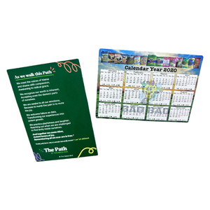 Custom Advertisiement Magnet Promotional Gifts Business Card Paper Fridge Magnet Calendar Fridge Magnet