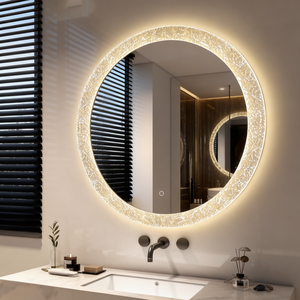 <span class=keywords><strong>Miroir</strong></span> de salle de bain intelligent <span class=keywords><strong>avec</strong></span> éclairage LED rétroéclairé, technologie anti-buée, <span class=keywords><strong>miroir</strong></span> à capteur tactile <span class=keywords><strong>avec</strong></span> <span class=keywords><strong>prise</strong></span> pour rasoir pour hôtel - Product Image 1