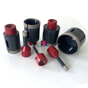 Outils de perçage, <span class=keywords><strong>couronne</strong></span> diamantée Arix à filetage M14, scie à trou diamantée brasée sous vide, foret à noyau diamanté pour carrelage, marbre, verre, <span class=keywords><strong>céramique</strong></span> - Product Image 1