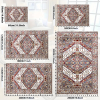 Moderne yeni özel tasarım kristal kadife halı çin kaymaz dijital baskı oturma odası geniş alan kilim ve halılar