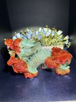 Statue de dragon chinois sculptée à la main en jade Xiuyan, sculpture de dragon naturelle, décoration Feng Shui pour la maison, ornement en cristal de guérison