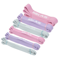 Bandas de Resistencia MKAS para Ejercicios de Calistenia, Estiramiento Corporal, Entrenamiento, Gimnasio, Deportes, Juego de Bandas de Resistencia Gruesas y Pesadas