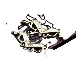 Palace Lantern Pattern Hairpin 16*48MM Gold Silver Plated Copper Antique Style Jewelry <b>Accessory</b> For <b>Wedding</b> DIY Crown - Product Image 5