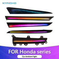 Kit d'éclairage d'ambiance intérieur KYNCHO pour voitures Honda, éclairage intérieur automobile 12V, lampe décorative LED Symphony, commande par application