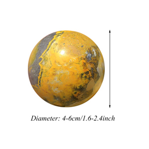 Sphère de cristal naturelle en forme d'abeille, polie à la main, pour la guérison énergétique, la décoration de la maison et du bureau, ou comme cadeau. - Product Image 2