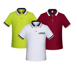 Yaz düz kısa kollu çocuklar Polo TShirt özel Logo pamuk pike kumaş katı çocuk rahat Polo GÖMLEK - Product Image 4