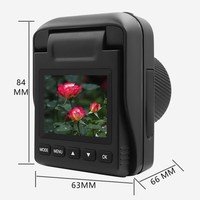 Caméra d'action mini haut de gamme 4K avec vision nocturne couleur, photographie en retard, objectif grand-angle rotatif et étanche