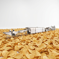 Ligne de production de chips de pommes de terre Pringles 1000 kg/h, machine de production de chips de pommes de terre, ligne de production de chips de pommes de terre composées