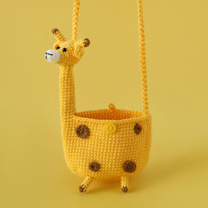 Borse Serie Studente in Lana Intrecciata a Mano per Campus Giovanile, Borse da Viaggio Casual Ecologiche Stile Street con Design Elefante e Avocado - Product Image 6