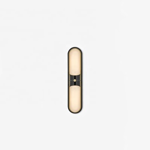 <span class=keywords><strong>Luces</strong></span> de pared <span class=keywords><strong>LED</strong></span> interiores personalizadas <span class=keywords><strong>con</strong></span> diseño de textura de mármol simple luz decorativa Hotel Villas salas de estar lámpara de alabastro - Product Image 1