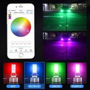 AURORA brevet phare <span class=keywords><strong>led</strong></span> h7 <span class=keywords><strong>H1</strong></span> H4 H11 multi-fonction RGB <span class=keywords><strong>Led</strong></span> phare de voiture <span class=keywords><strong>ampoule</strong></span> <span class=keywords><strong>led</strong></span> phare de voiture - Product Image 4
