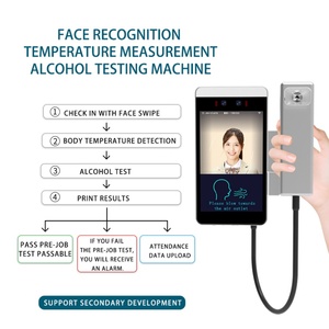 Factory Direct Sales Customized Breath Alcohol Test Machine with Face Recognition Access Control Attendance OEM & ODM Supported - Product Image 4